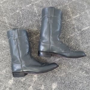 Justin Boots Women's Gray Leather Boots